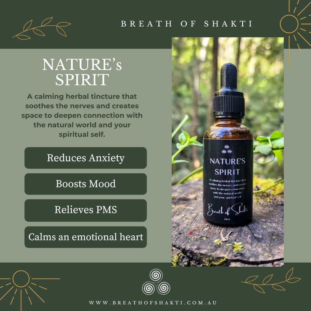 NATURE'S SPIRIT - Double Extracted Herbal Tincture - Breath of Shakti