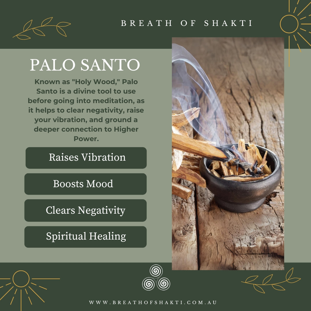 PALO SANTO STICKS (5 pack) - Breath of Shakti