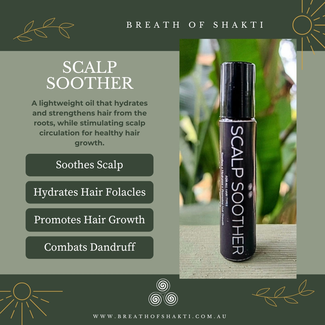 SCALP SOOTHER - Essential Oil Blend Roll On - Breath of Shakti