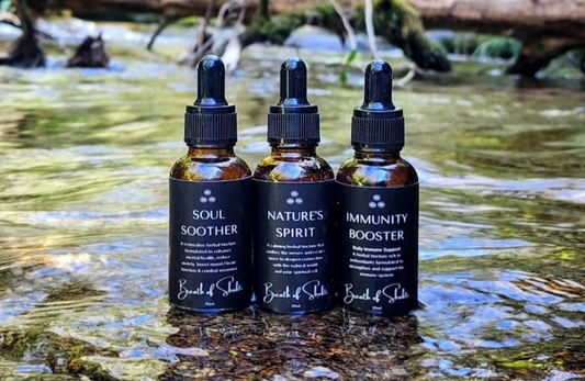 Value Pack 1 - Double Extracted Herbal Tinctures (Soul Soother, Nature's Spirit & Immunity Booster) - Breath of Shakti
